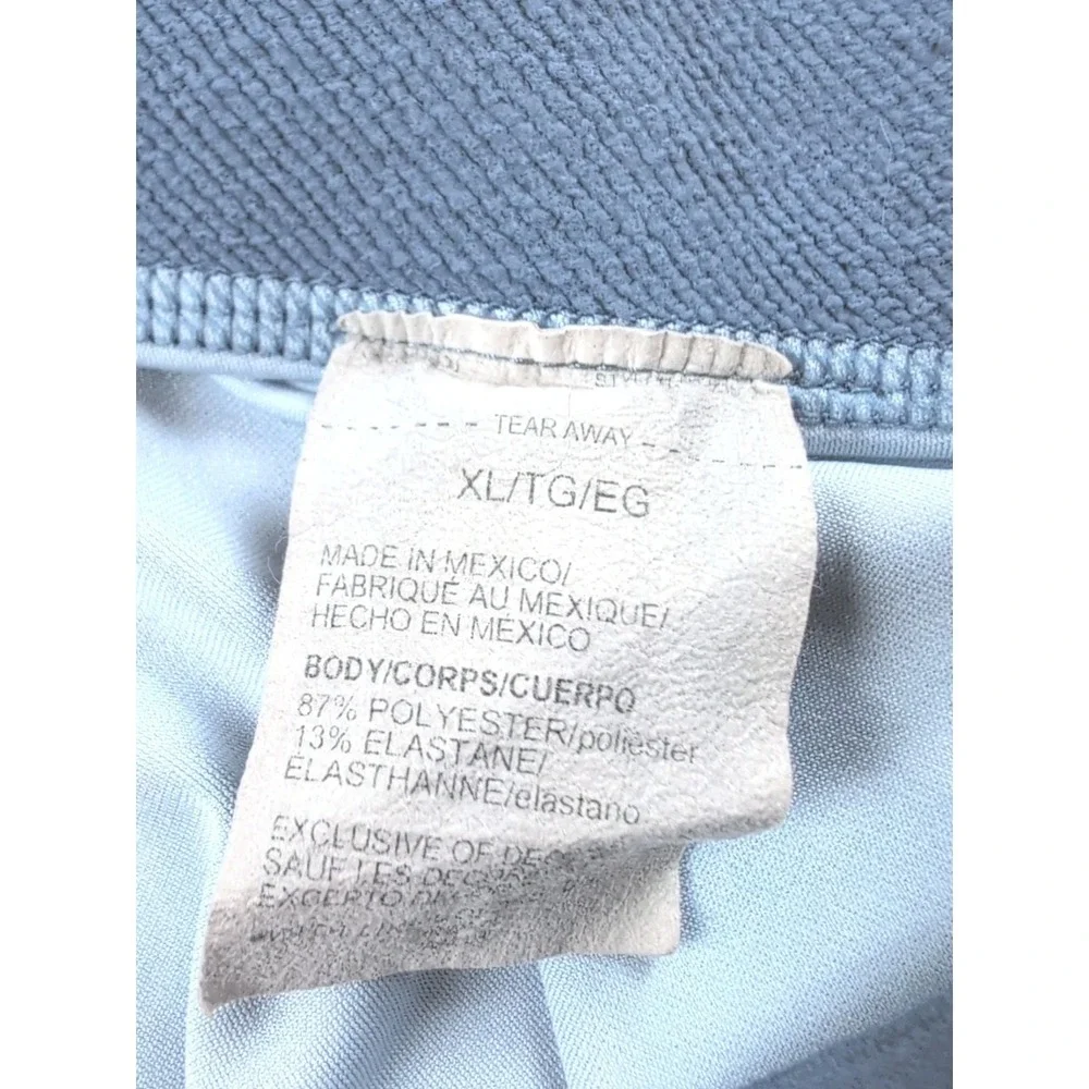 Under Armour Light Blue Graphic Print Bicycle Shorts Size‎ XL Flaw